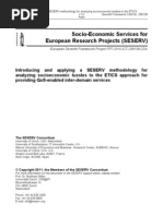 Introducing and applying a SESERV methodology for analyzing socioeconomic tussles to the ETICS approach for providing QoS-enabled inter-domain services 