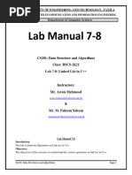 DSA - Lab7-8 Linked List in C+