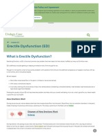 Erectile Dysfunction (ED) Symptoms, Diagnosis & T
