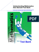 Instant Download Using and Understanding Mathematics 6th Edition Bennett Test Bank PDF Scribd