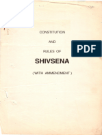 ShivSenaConstitution (Amended) 1998