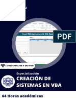 Brochure Creación de Sistemas en VBA