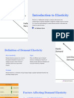 Introduction To Elasticity