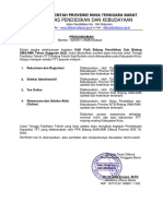 Surat Rekrutmen TFT Dikbud 2022