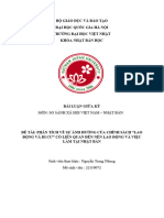 PHÂN TÍCH VỀ SỰ ẢNH HƯỞNG CỦA CHÍNH SÁCH "LAO ĐỘNG VÀ DI CƯ" CÓ LIÊN QUAN ĐẾN NỀN LAO ĐỘNG VÀ VIỆC LÀM TẠI NHẬT BẢN