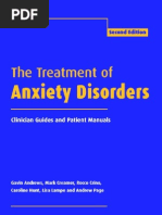 Download The Treatment of Anxiety Disorders Clinician Guides and Patient Manuals by ladylife SN69944481 doc pdf