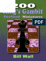 200 King's Gambit Declined Miniatures (Bill Wall) (2010)