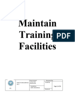 Maintaining Training Facilities