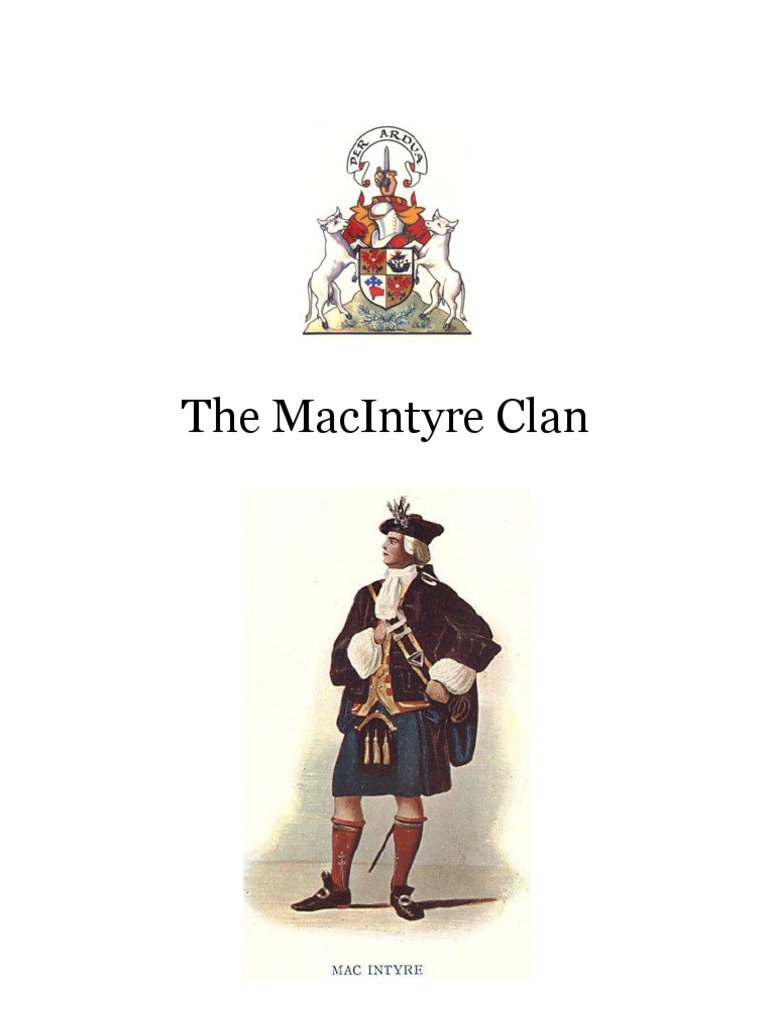 The MacIntyre Clan | PDF | Scotland | Gaels