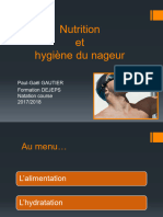 Nutrition Et Hygiène Du Nageur