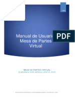 Manual Usuario Mesa Partes Virtual