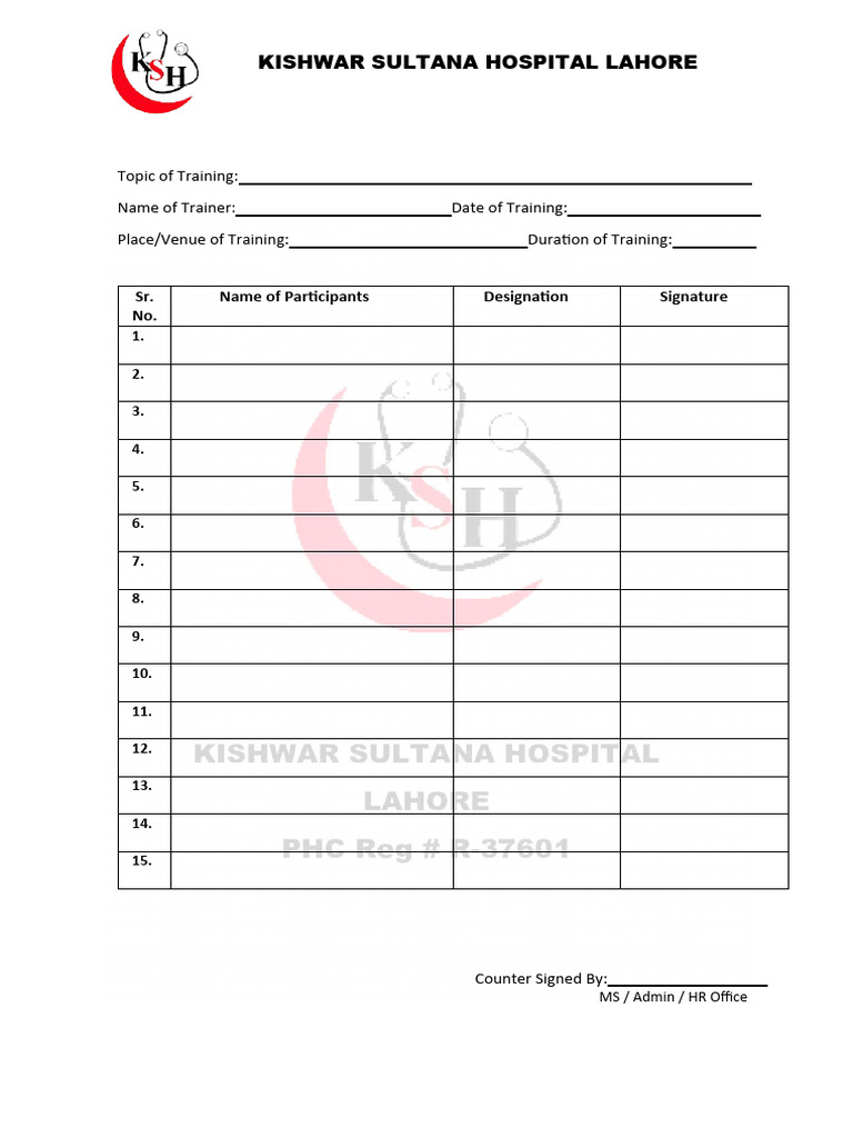 Attendance Sheet | PDF