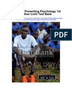 Instant Download Scientific Presenting Psychology 1st Edition Licht Test Bank PDF Full Chapter