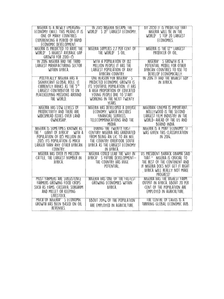 Lesson 1 Nigeria Statements Pdf