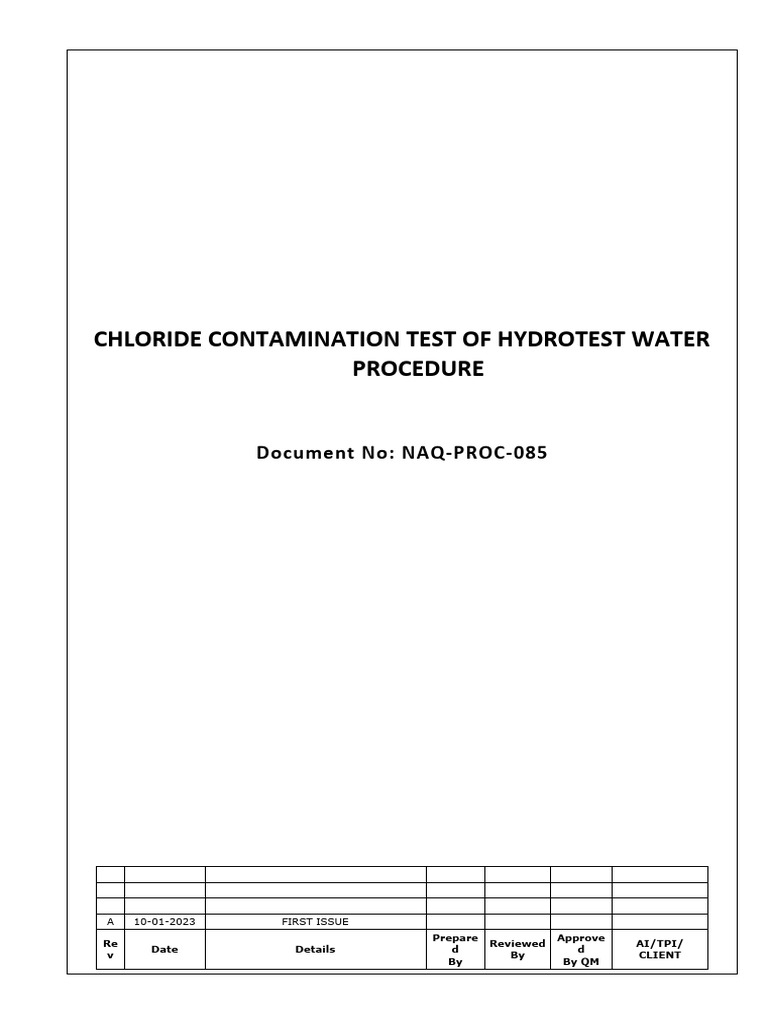 NAQ_PROC_085_CHLORIDE_CONTAMINATION_TEST_OF_HYDROTEST_WATER_PROCEDURE
