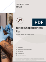 Tattoo Shop Business Plan