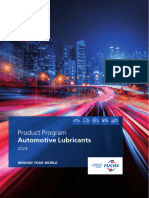 FUCHS Product Program Automotive Lubricants