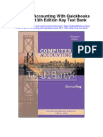 Instant Download Computer Accounting With Quickbooks Pro 2011 13th Edition Kay Test Bank PDF Full Chapter