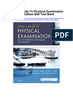 Instant Download Seidels Guide To Physical Examination 9th Edition Ball Test Bank PDF Full Chapter