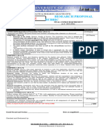 Research Proposal Rubric