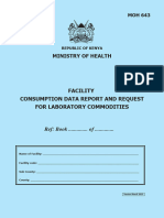 MOH 643 Facility Consumption Data Report Request FCDRR Ver 2019