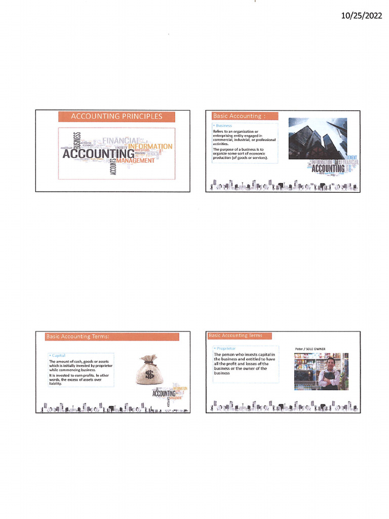 Basic Accounting Terms | PDF