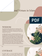 4 Cardinal Virtues in Islam