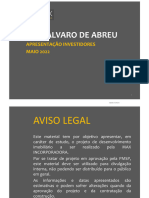 Max Alvaro de Abreu - Apresentação Investidores - Maio 2022