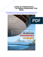 Instant Download Introduction To Contemporary Geography 1st Edition Rubenstein Test Bank PDF Full Chapter
