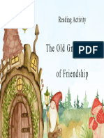 Colorful Illustrative The Old Gnome's Gift of Friendship Reading Activity English Presentation