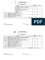 Criteria For Experimental Dish Project Final