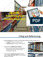 Chapter 3 Citations, Referencing and Avoiding Plagiarism
