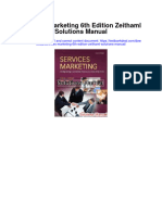 Instant Download Services Marketing 6th Edition Zeithaml Solutions Manual PDF Full Chapter