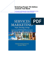 Instant Download Services Marketing People 7th Edition Lovelock Test Bank PDF Full Chapter