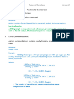 Fundemental Chem Laws