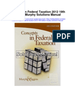 Instant Download Concepts in Federal Taxation 2012 19th Edition Murphy Solutions Manual PDF Full Chapter