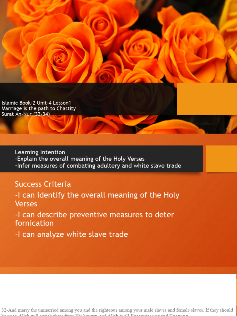 Chastity and Marriage in Islam | PDF | Chastity