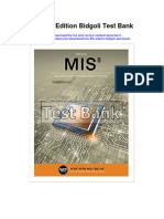 Instant download Mis 8th Edition Bidgoli Test Bank pdf full chapter