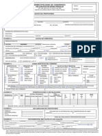 Formulario de Bienes Inmuebles Con Instrucciones