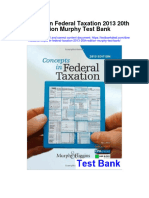 Instant Download Concepts in Federal Taxation 2013 20th Edition Murphy Test Bank PDF Full Chapter