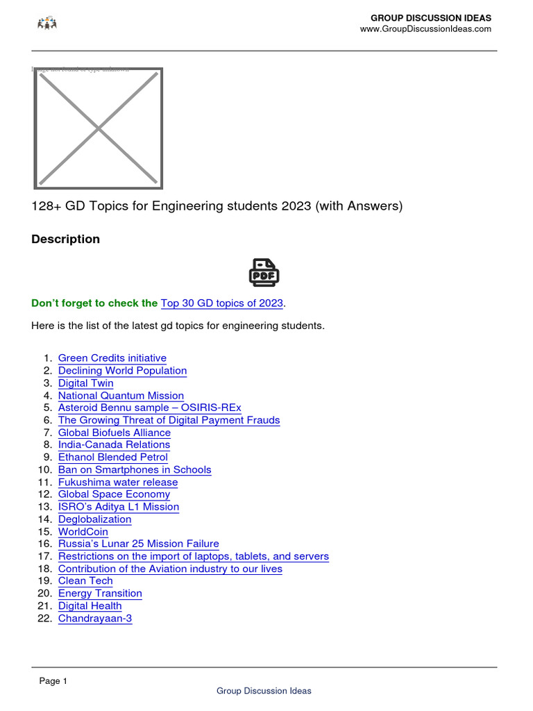 GD TOPICS FOR COLLEGE STUDENTS visual data 7