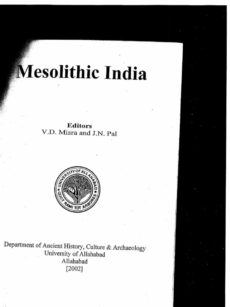 Mesolithic India Part 1 | PDF