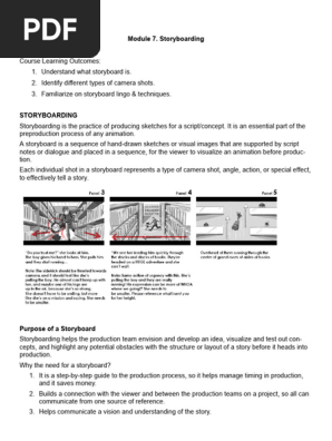 Storyboarding