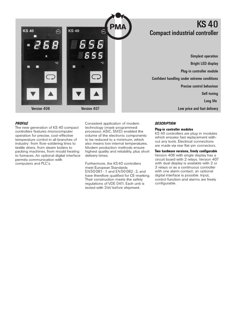 Compact Industrial Controller | PDF | Relay | Electricity