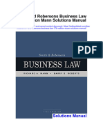 Instant Download Smith and Robersons Business Law 17th Edition Mann Solutions Manual PDF Full Chapter