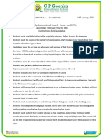 Cpgis - Cir222 - Instruction - Grade Igcse As & A Level 2023-24