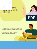 Masalah Ilmu Meliputi Dalam Filsafat