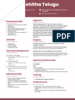 Fresher Sample Resume