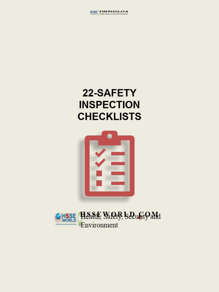 22 Safety Checklist | PDF