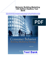 Instant Download Consumer Behavior Building Marketing Strategy 12th Edition Hawkins Test Bank PDF Full Chapter